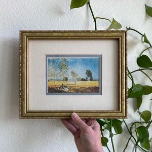 Vintage Claude Monet Signed Print *PRICE FIRM